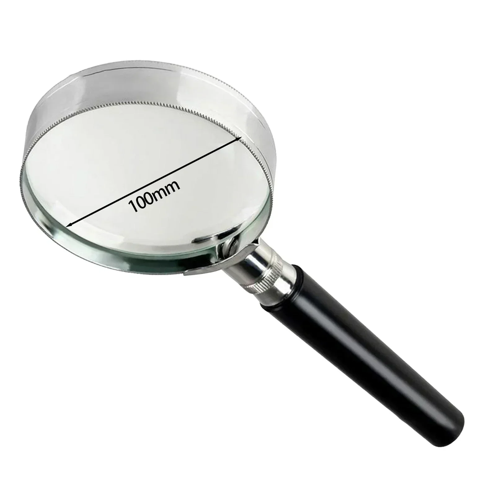 1pc Magnifying Glass Handheld For  Tool For Home Office Travel Magnifier 75/90/100mm Reading Jewelry Loupe Spare Tools