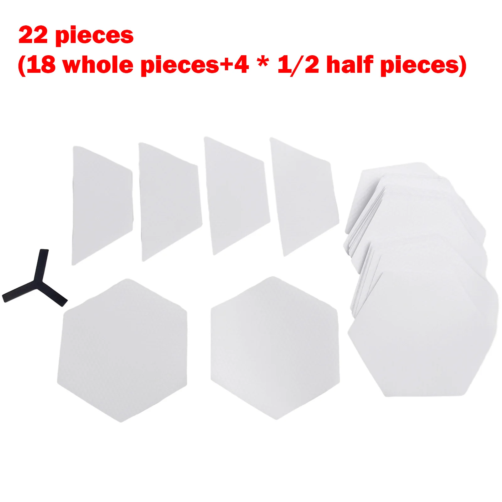 

Sporting Goods Grip Pad Non-slip Stickers Tools Accessories Clear Deck Grip Non-slip Traction 22pcs Pad Stickers