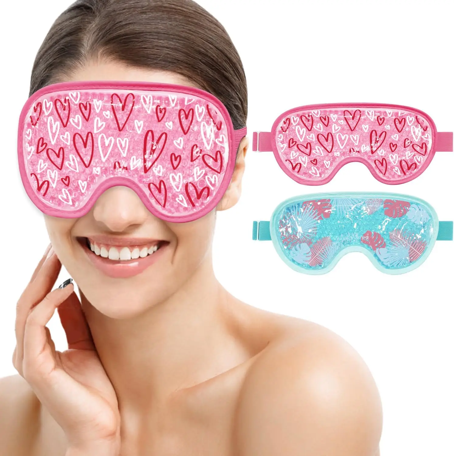 

Cooling Eye Mask Cold Eye Compress Mask for Puffy Eyes Reusable Eye Ice Pack Gel Ice Eye Mask for Eyes Surgery Skin Care Eye Spa
