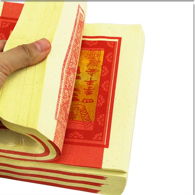 1000Pcs Longevity Ingot to Burn Hell Ghost Money Chinese Joss Paper Burning Sacrifice Articles Memorial Gold Ancestor Paper