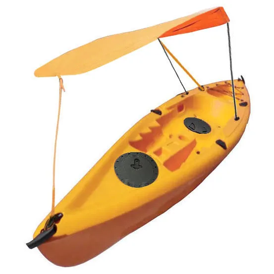 Fast Setup Kayak Sunshade Canopy UV Protection Sun Shelter Fit Pedal Fishing Kayak Portable Quick Install Water Sport Awning