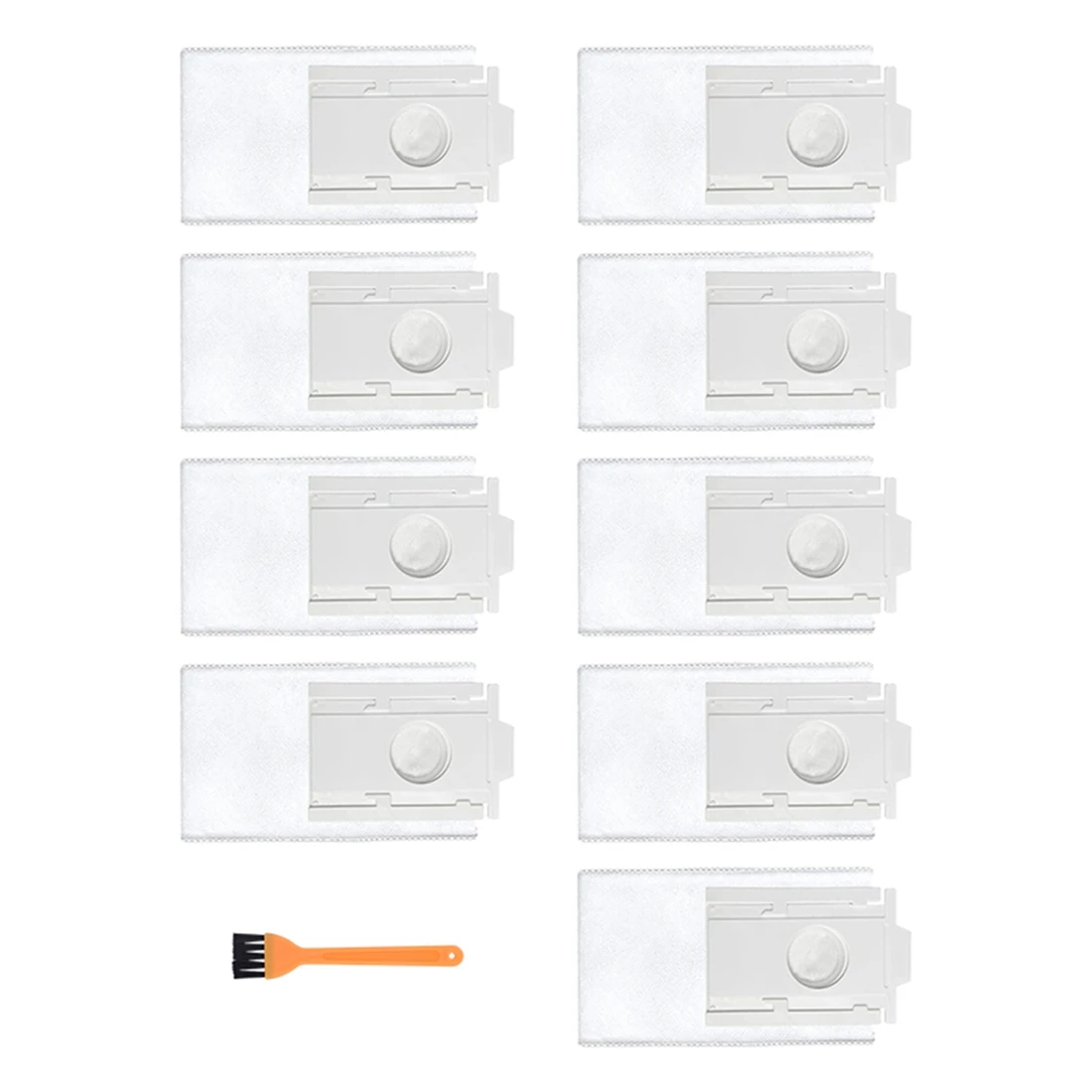 10PCS Vacuum Cleaner Dust Bags for Samsung VCA-RDB95 Jet Bot+ Jet Bot AI+ Robot Vacuum Clean Station Accessories Parts