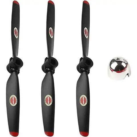 Eliche per aereo RC da 3 pezzi, compatibili con l'aereo WLtoys A300 Beechcraft D17 XK RC, accessori per aliante per aerei RC