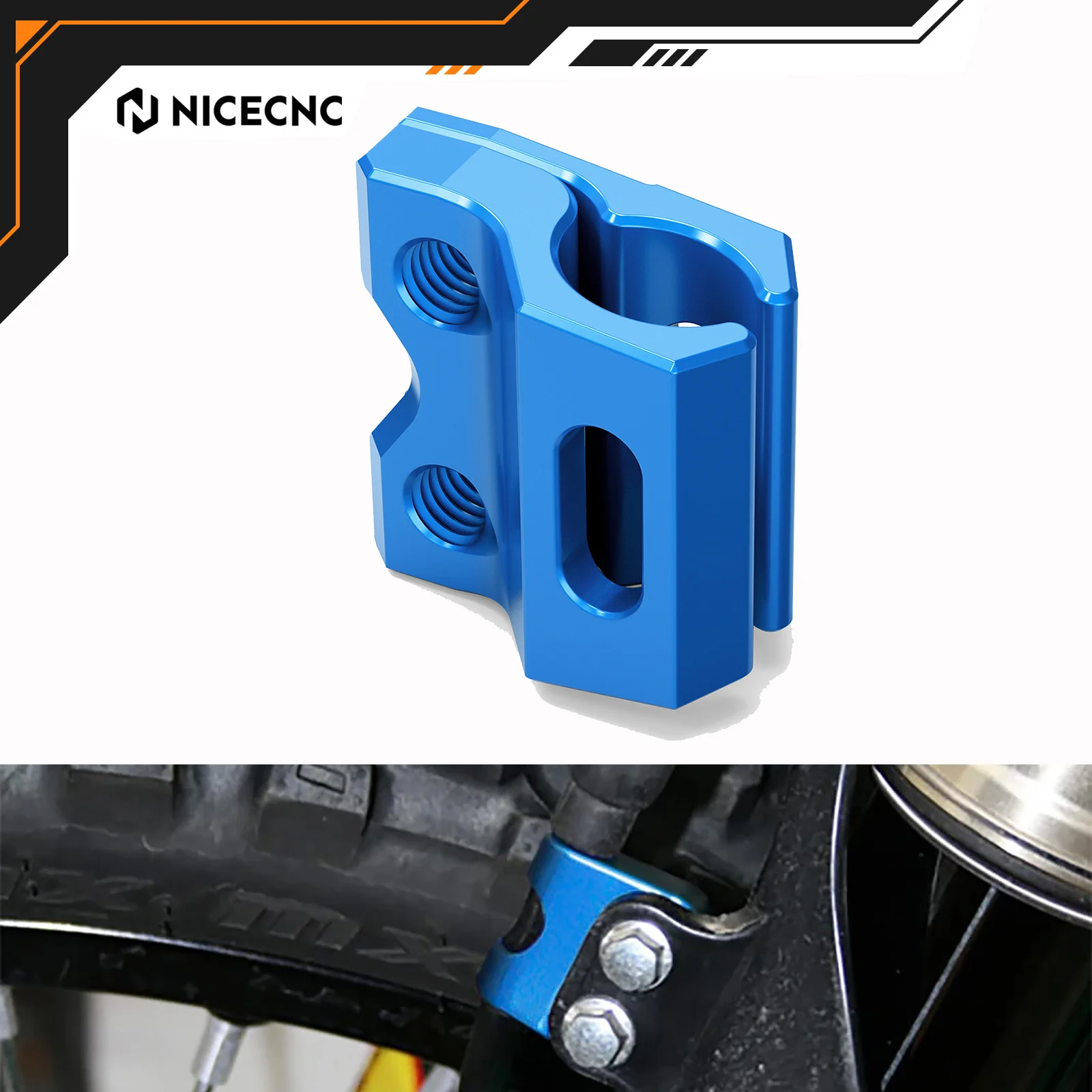 

NICECNC Brake Line Hose Clamp Holder For Yamaha YZ65 YZ85 2019-2023 YZ 125 YZ250 YZ250F YZ450F YZ250X YZ450FX YZ250FX YZ125X