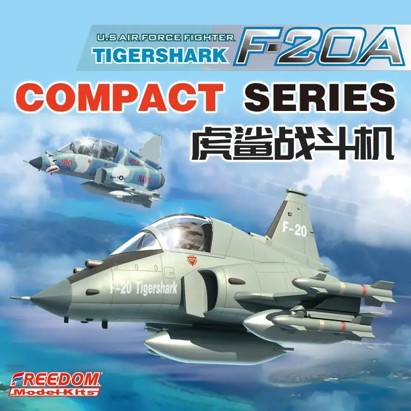 

ФРЕДЕМ 162021 Компактная серия истребителя силы США: комплект модели Tigershark F-20A