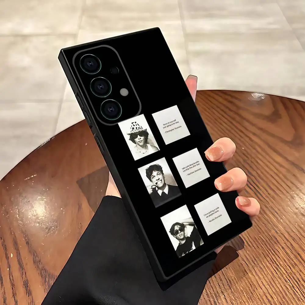 حافظة هاتف S-Sturniolo T-Triplets لهاتف سامسونج S25، S24، S21، S22، S23، S30، Ultra، S20، Plus، Fe، Lite، 5G غطاء أسود #2