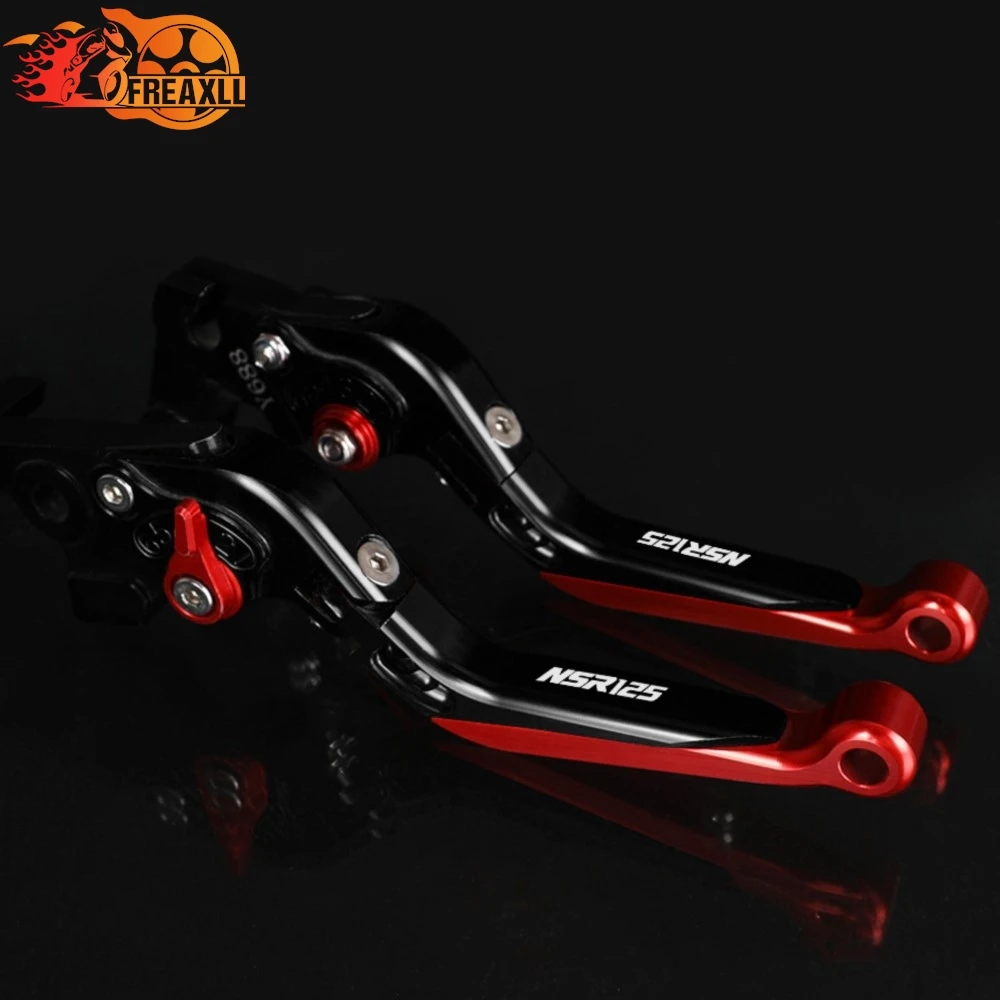 

Adjustable Folding Handle Levers Parts FOR HONDA NSR125 NSR 125 nsr125 1988-1990 1988 1989 1990 Clutch Lever Brake Lever Set