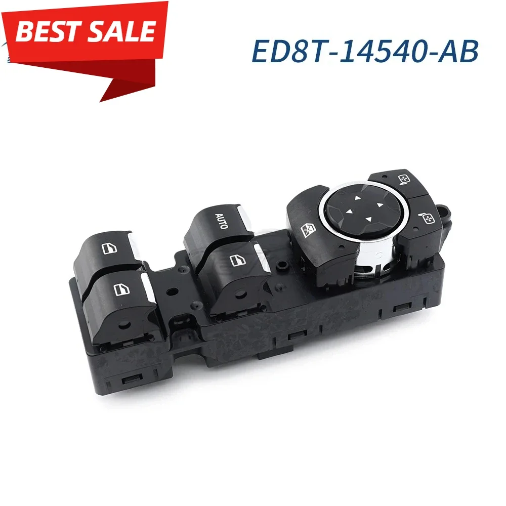 ED8T-14540-AB Window Lifter Switch Driver's Side For Ford Escort 2014 2015 2016 2017 17 Pins