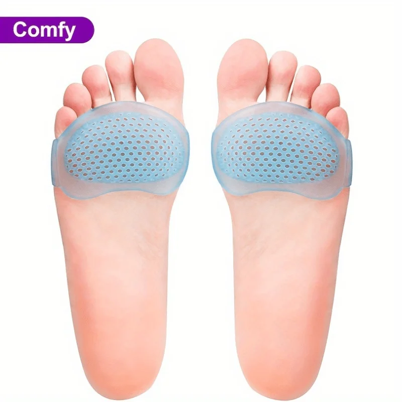 1Pairs Silicone Metatarsal Pads for Arch Support & Pain Relief - Ideal for Running, Hand Wash Only, Foot Arch Support