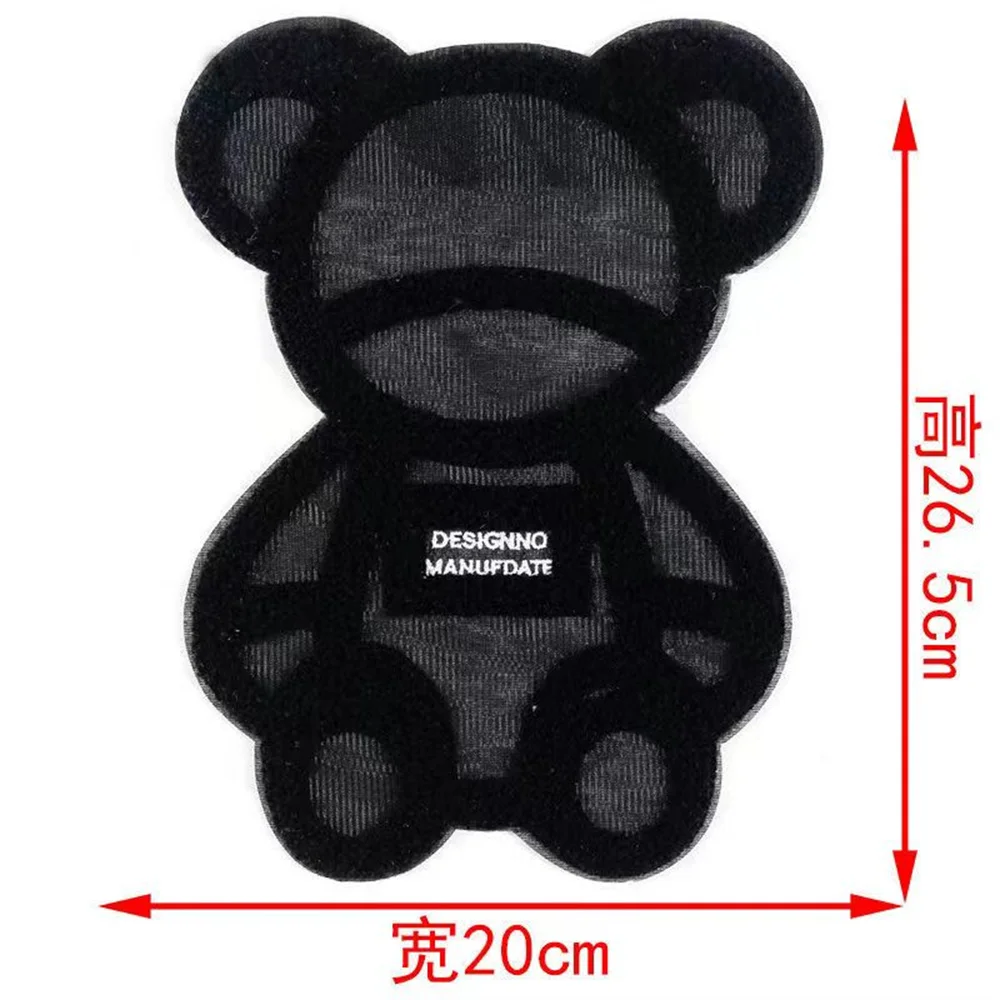 Colorful bear towel embroidery sewing cloth paste sweater down jacket hole DIY patch decoration