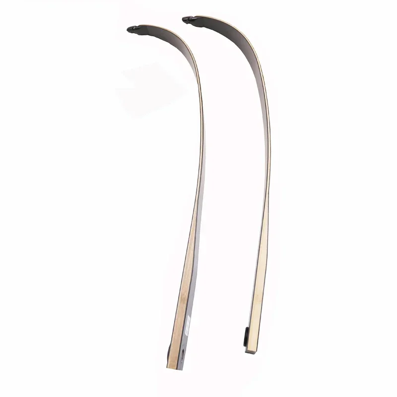 F168/158/155 Shoulder  Take Down Recurve Bow Limbs 18-40 lbs for With Maple Wood Backed High Strength Fiberglass Limbs