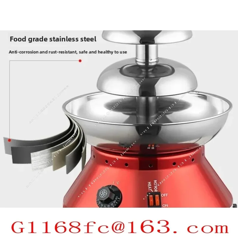 Five Layer Chocolate Fountain Machine, Fully Automatic Household Spray Tower, Commercial Gathering Waterfall Machine