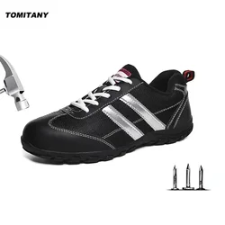 Men Safety Work Shoes Lightweight Breathable Male Anti-smashing Anti-piercing Work Safety Boots Labor Insurance Shoes for Men