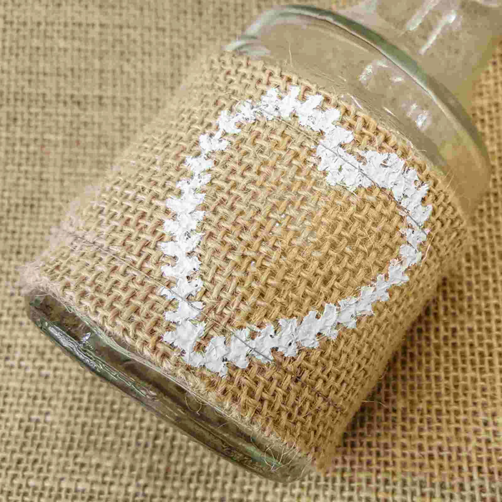 Burlap Table Runner Rustic Ribbon for Crafts Hessian Coffee Wedding Decorations Ceremony Farmhouse Runners