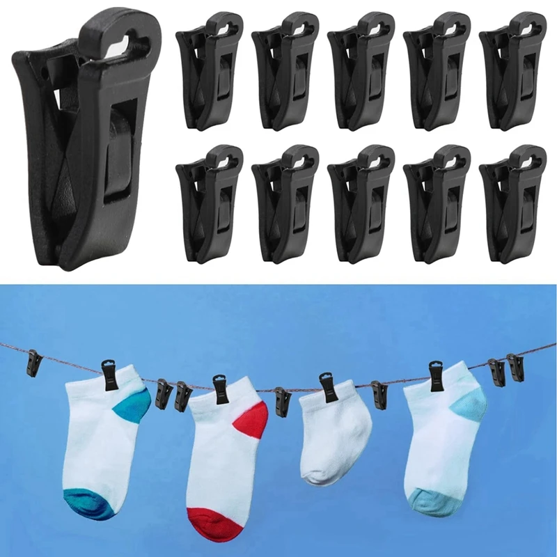 50 Sock Clips For Washing Machine And Dryer Laundry Clips, Towel Clips For Washing,