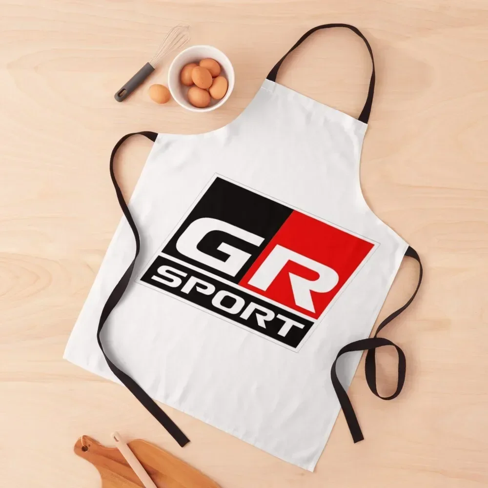 GR SPORT black logo Apron Teacher Cleaning Products For Home Art Chef Uniform Women Apron