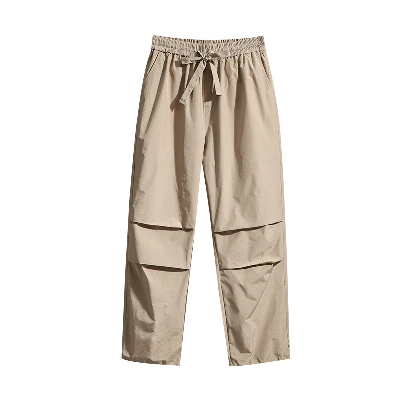 Ordem nórdica primavera verão solto laser perfu ao ar livre das mulheres dos homens calças casuais moda estilo urbano res...