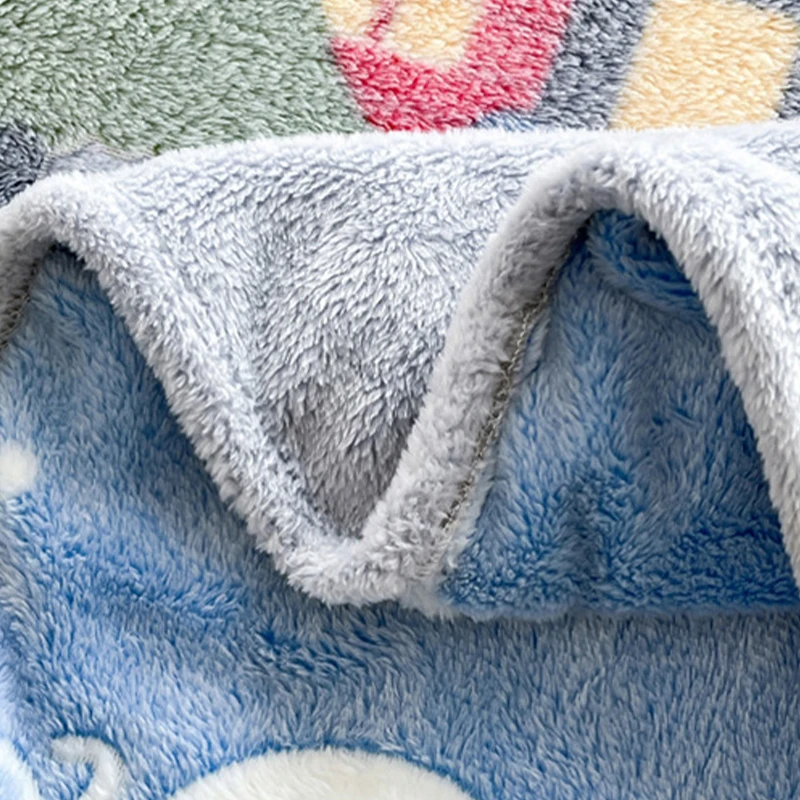 عيد الميلاد سميكة الفانيلا بطانية شجرة عيد الميلاد سانتا كلوز الرنة نمط رقيق لينة رمي بطانية الدفء عيد ميلاد سعيد #6