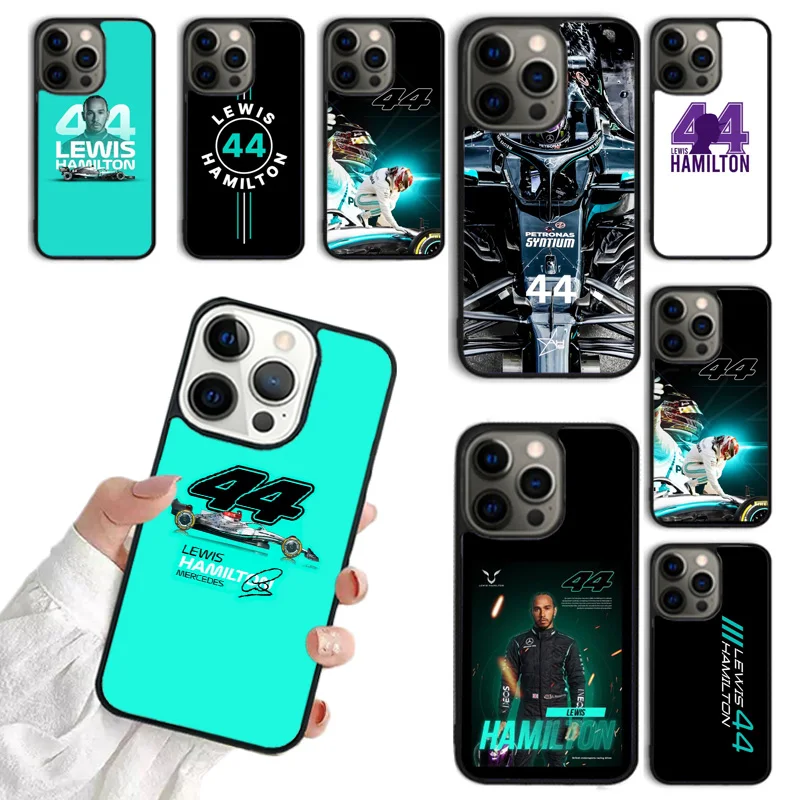 F1 Lewis Hamilton 44 Mobile Phone Cases Cover For iPhone 16 15 14 12 13 mini 11 Pro MAX apple 6 7 8 Plus SE2020 Coque