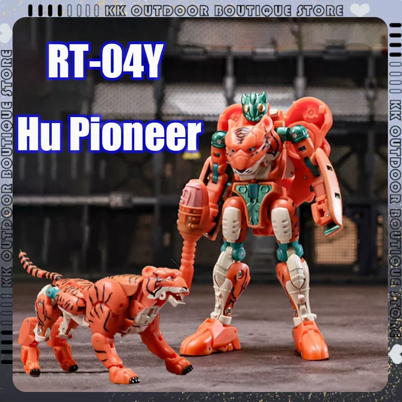 

Robot Toys Transformation RT-04Y Hu Pioneer Beast Wars Action Figures 1/12 Scale Action Model Collection Transformed Toys Gifts