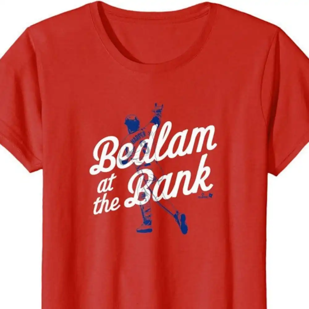 Bedlam At The Bank Baseball Awesome Design Ladies' Crewneck T Shirt