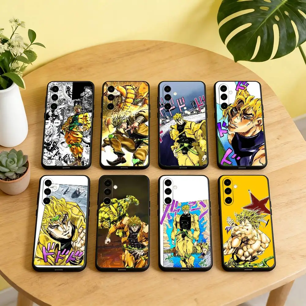 J-JOJO Adventure D-Dio B-Brando  Phone Case Black Silicone Soft For Samsung Galaxy A73,A72,A71,A70,A53,A52,A51