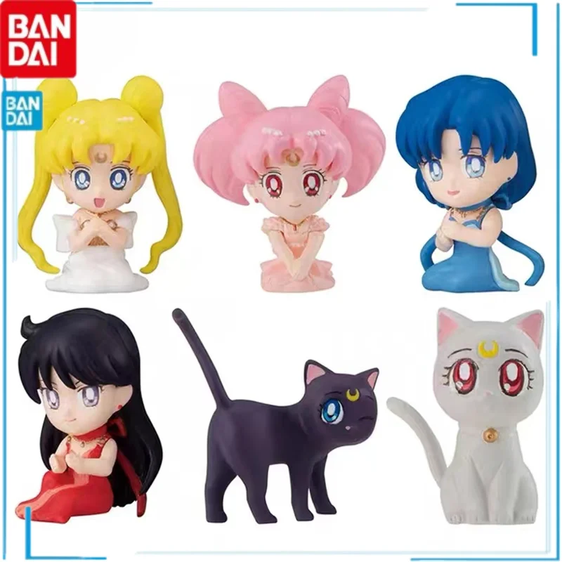 

Bandai Sailor Moon Tsukino Usagi Chibiusa Hino Rei USB Cable Decoration Different Style Models Pvc Animation Characters in Stock