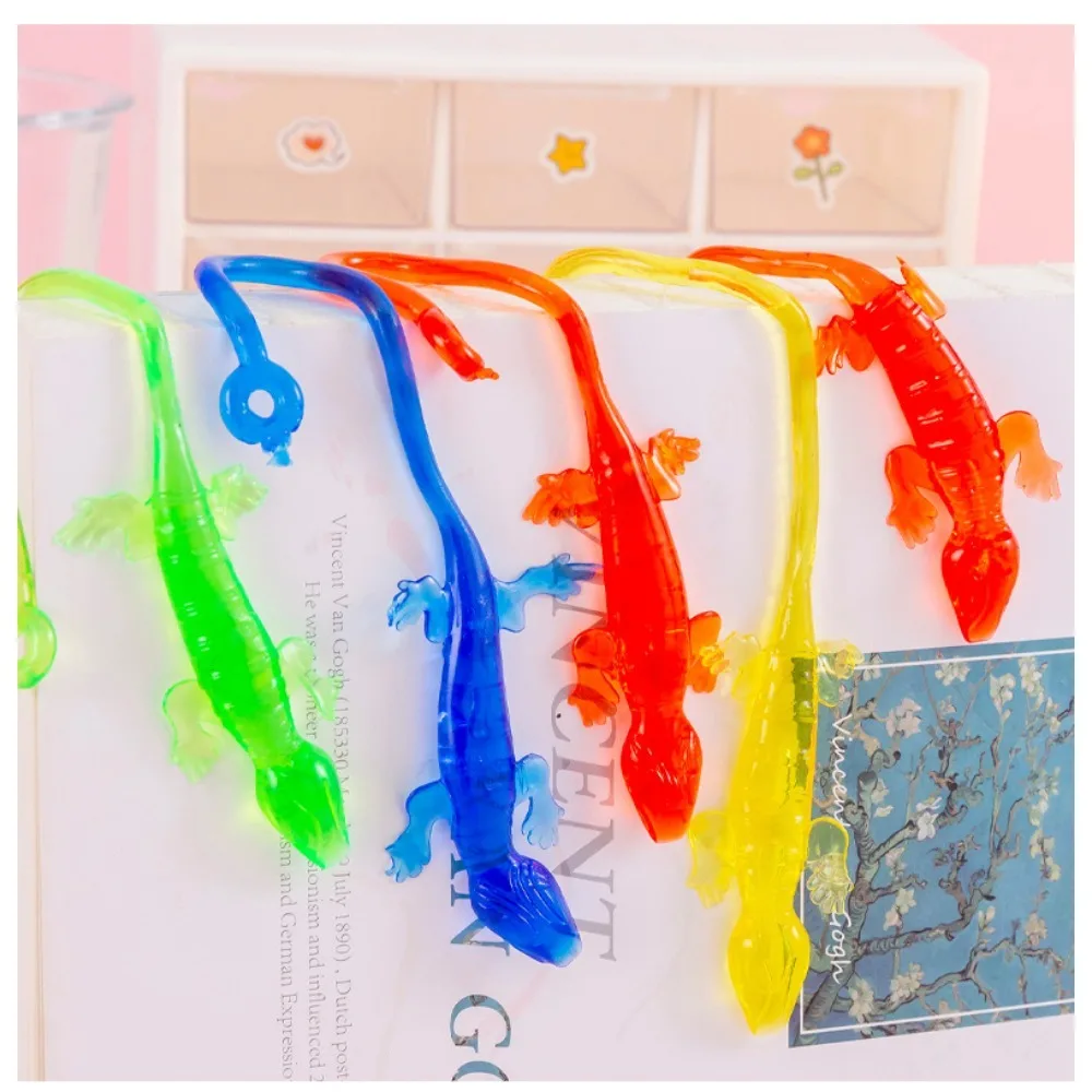 12/24/ 36Pcs Fun Colorful Sticky Climbing Gecko Kids Party Supplies Birthday Gifts Halloween Christmas Carnival Gift Decoration