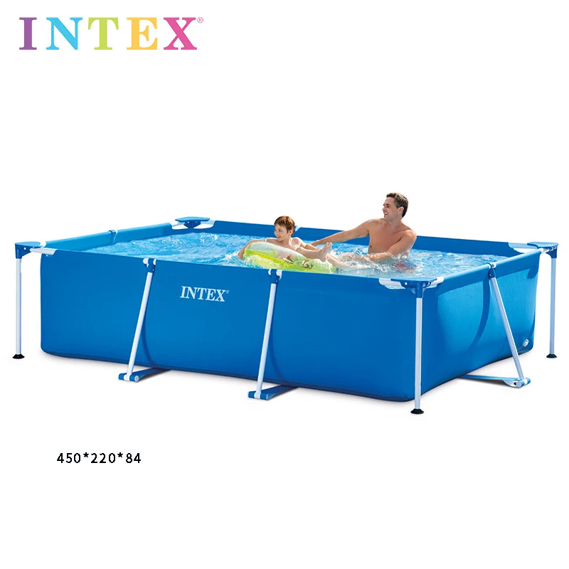 Intex 28273 Inflatable Adults Thickened Family Kids Ground Toddlers Adult Outdoor Backyard Summer Water Party Swimming Pool