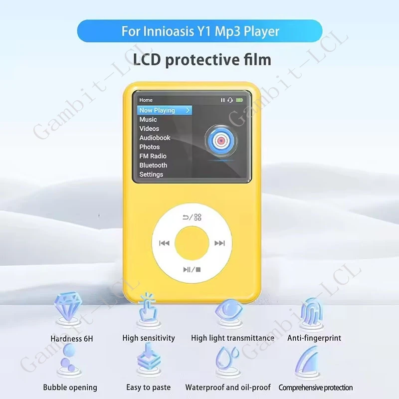 INNIOASIS Y1 128GB ポータブル MP3 プレーヤー HD 油圧ソフトハイドロ