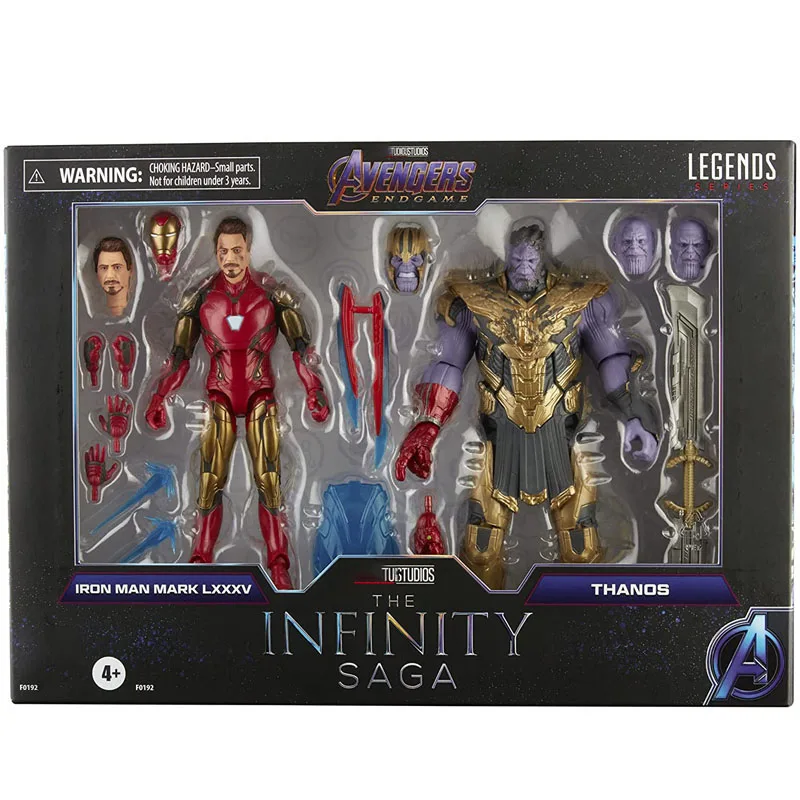 

Фигурка героя из серии Marvel Legends, 2 шт., Игрушка Железный человек, знак 85, танос, бесконечность, Сага, лучшие рождественские подарки