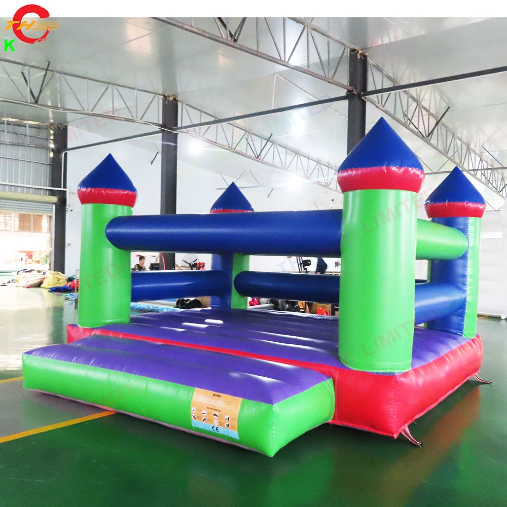 Fast Shipping 4x4m Boxing Ring Inflatable Bouncer Portable Inflatable Air Jumping House Castle for Sale