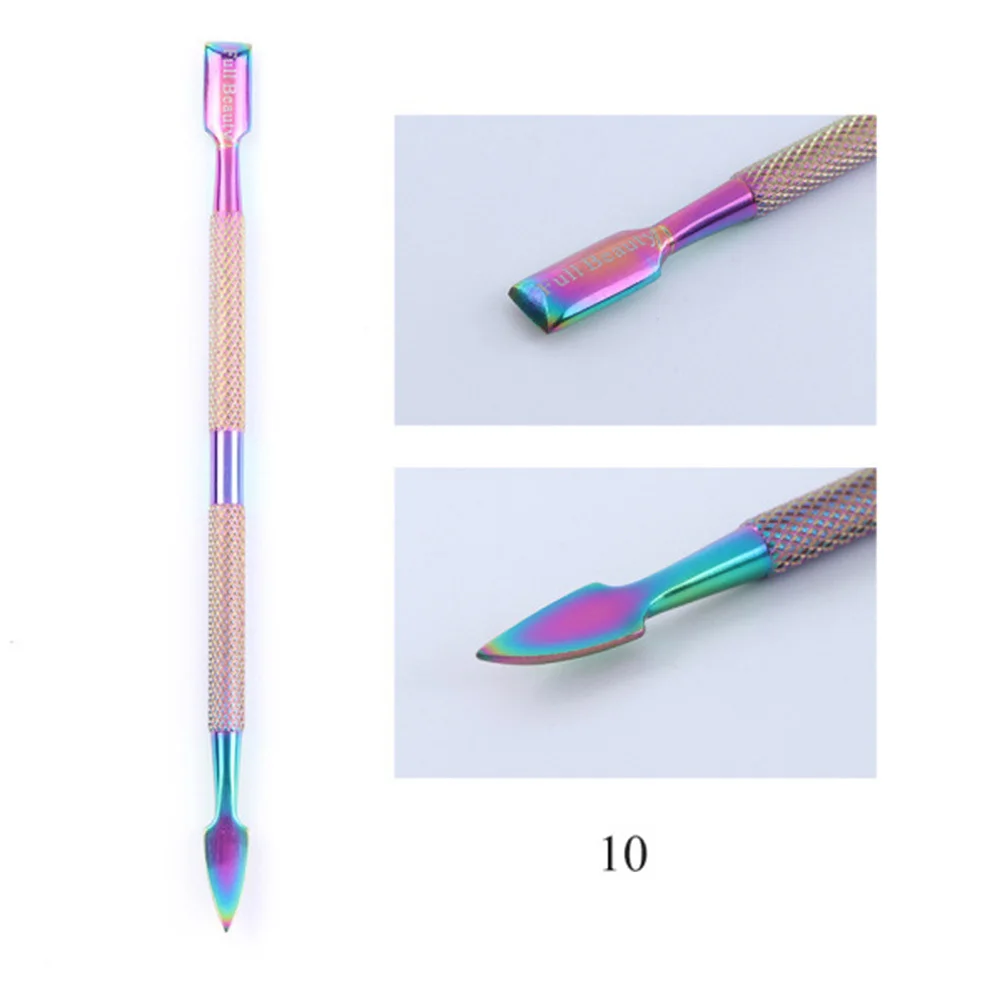 

Ergonomic Nail Cuticle Cleaner Stainless Steel Pusher for Efficient Dead Skin Removal Suitable for Salon and Home