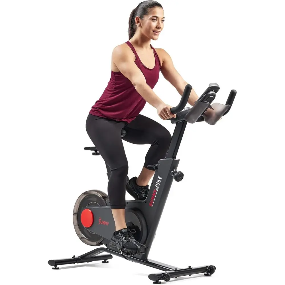

Indoor Cycling Machine with Adjustable Resistance and Bluetooth Connectivity for Cardio Workouts