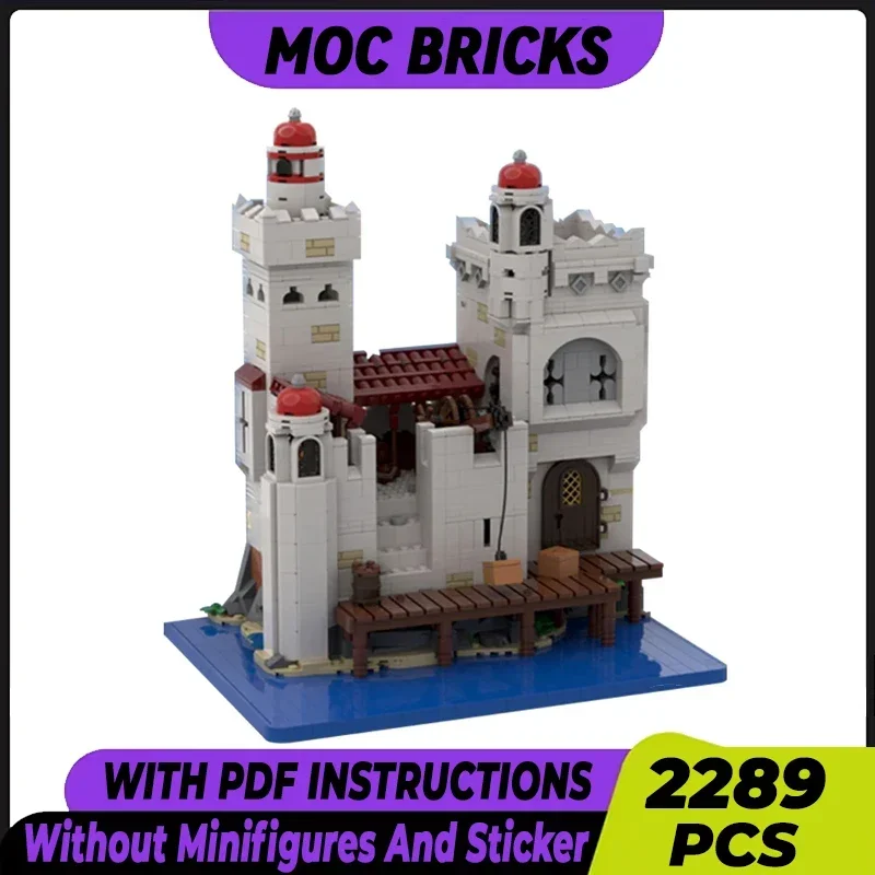 

Moc Building Bricks Imperial Trade Outpost Technology Blocks Gifts Christmas Toys DIY Medieval Street View Model Sets Assembly