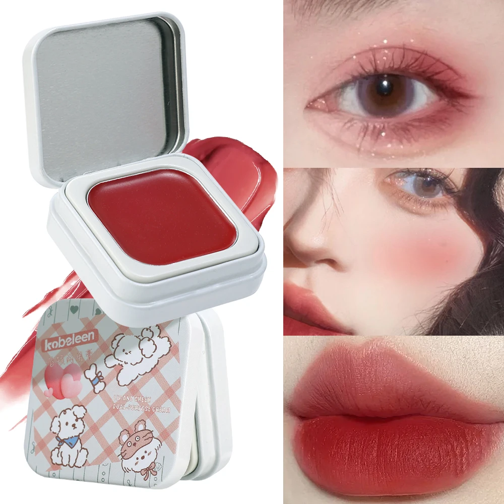 Multifunctionele Blush Lippenstift Crème Waterdicht Blijvend Verhelderende Hydraterende Lip Wangbalsem Face Blusher Meisjes Koreaanse Cosmetica