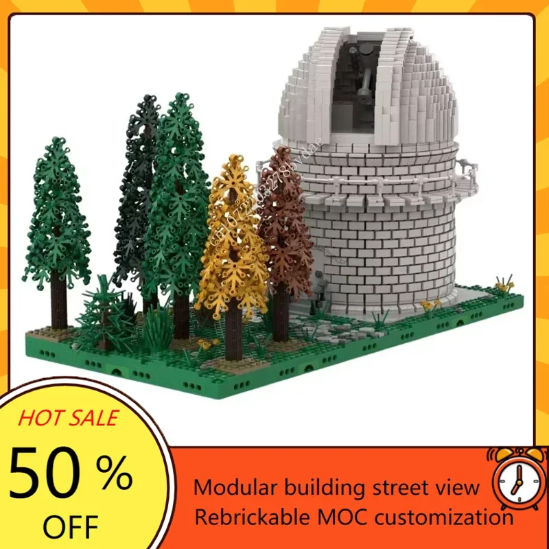 Décennie s de Construction MOC Personnalisés, 4805 Pièces, Observatoire Modulaire, Vue sur la Rue, Modèle, Briques, Jouets d'Anniversaire pour Enfants, Cadeaux de Noël