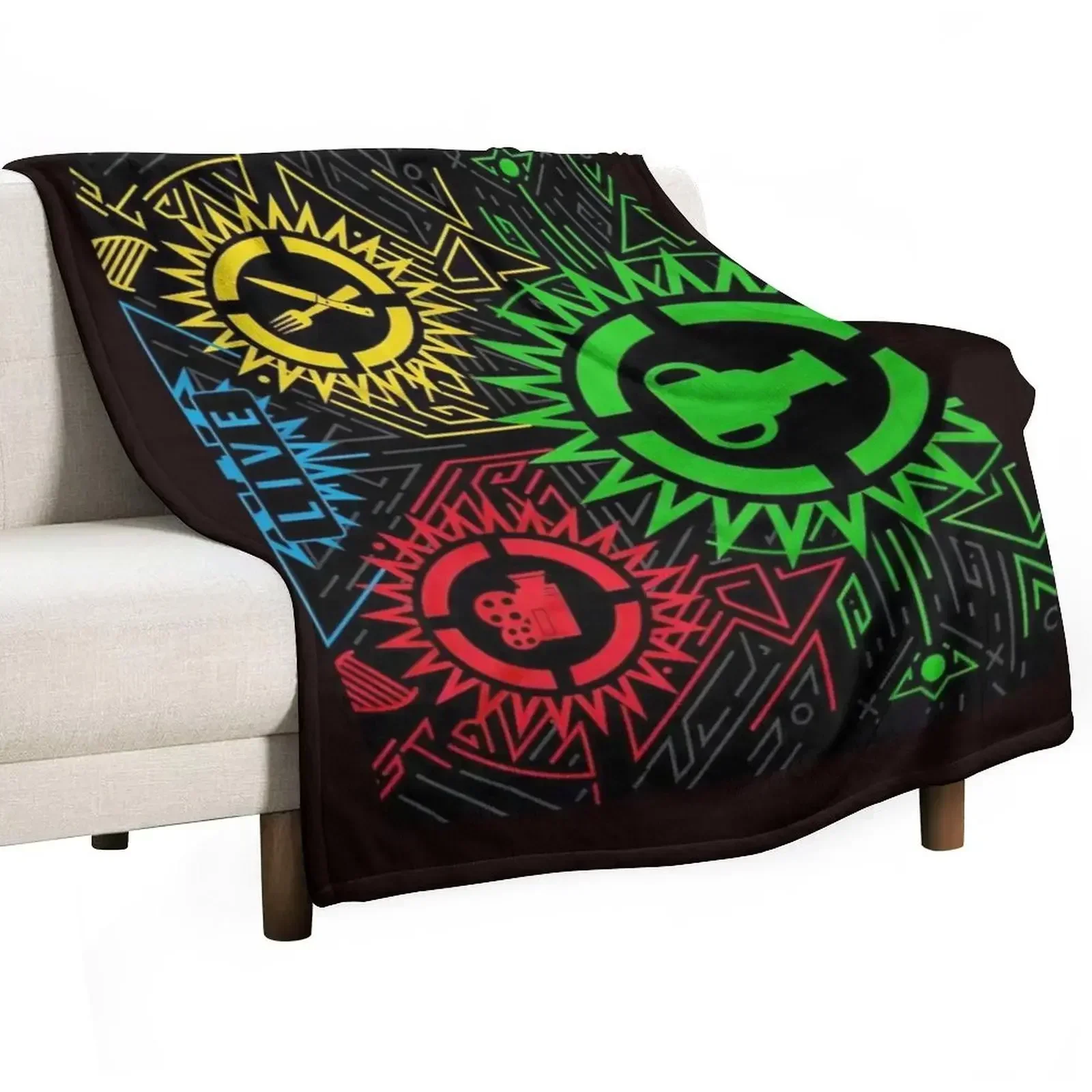 

Game Theory 10th Anniversary Throw Blanket Travel Size Cozy Blanket for Plane Train