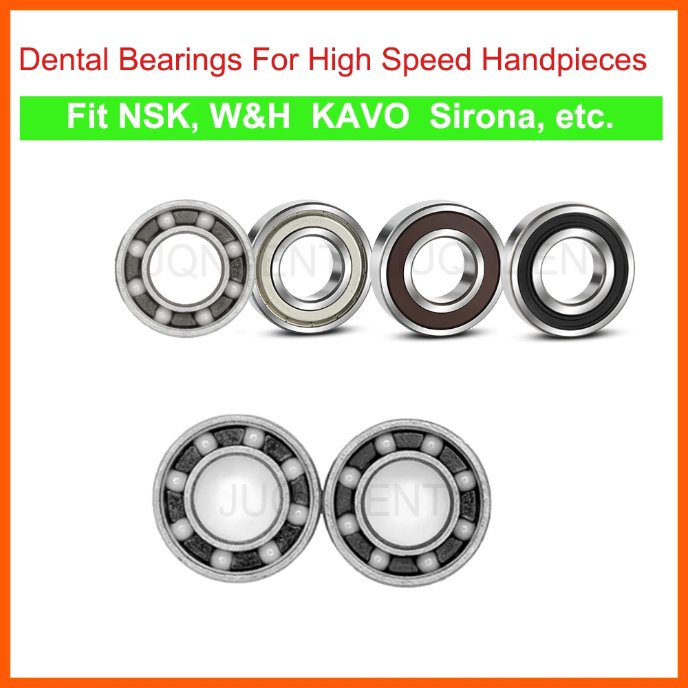 Dental Bearings Ceramic Dentistry Bearing For High Speed Handpiece  Dental Turbine Accessories SR144TLZWN 3.175x6.35x2.78mm