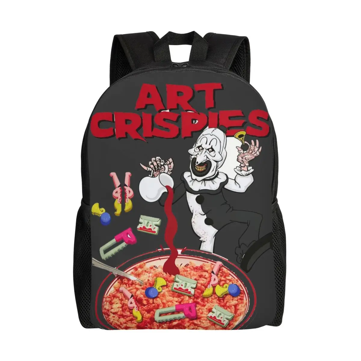 

Custom T-Terrifiers Horror Movie Backpack for Men Women Waterproof School College Bag Printing Bookbag