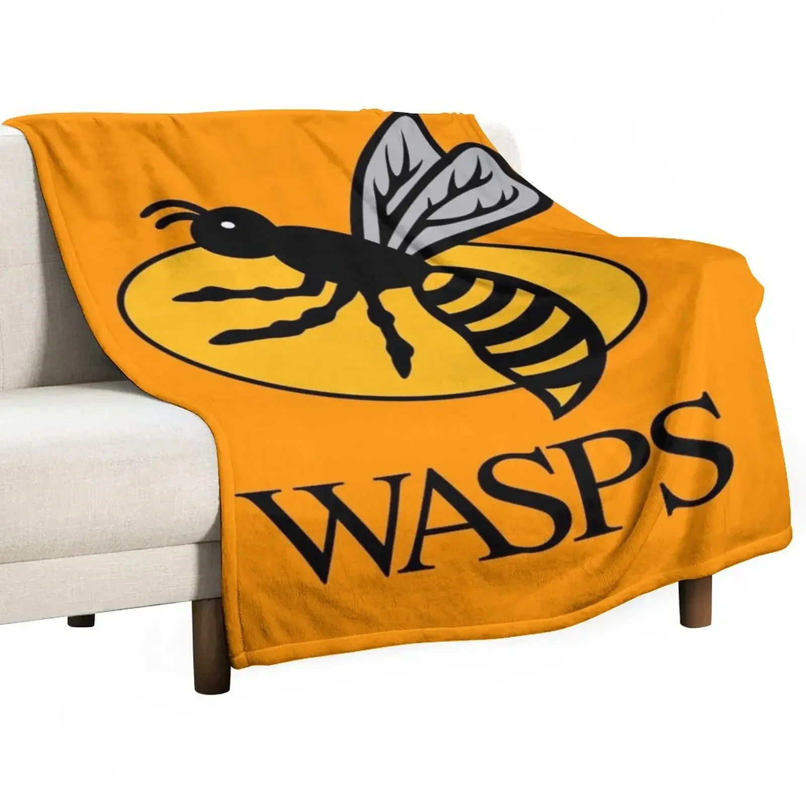 

The Wasps Rugby Throw Blanket Personalized Gift Beach for winter Blankets