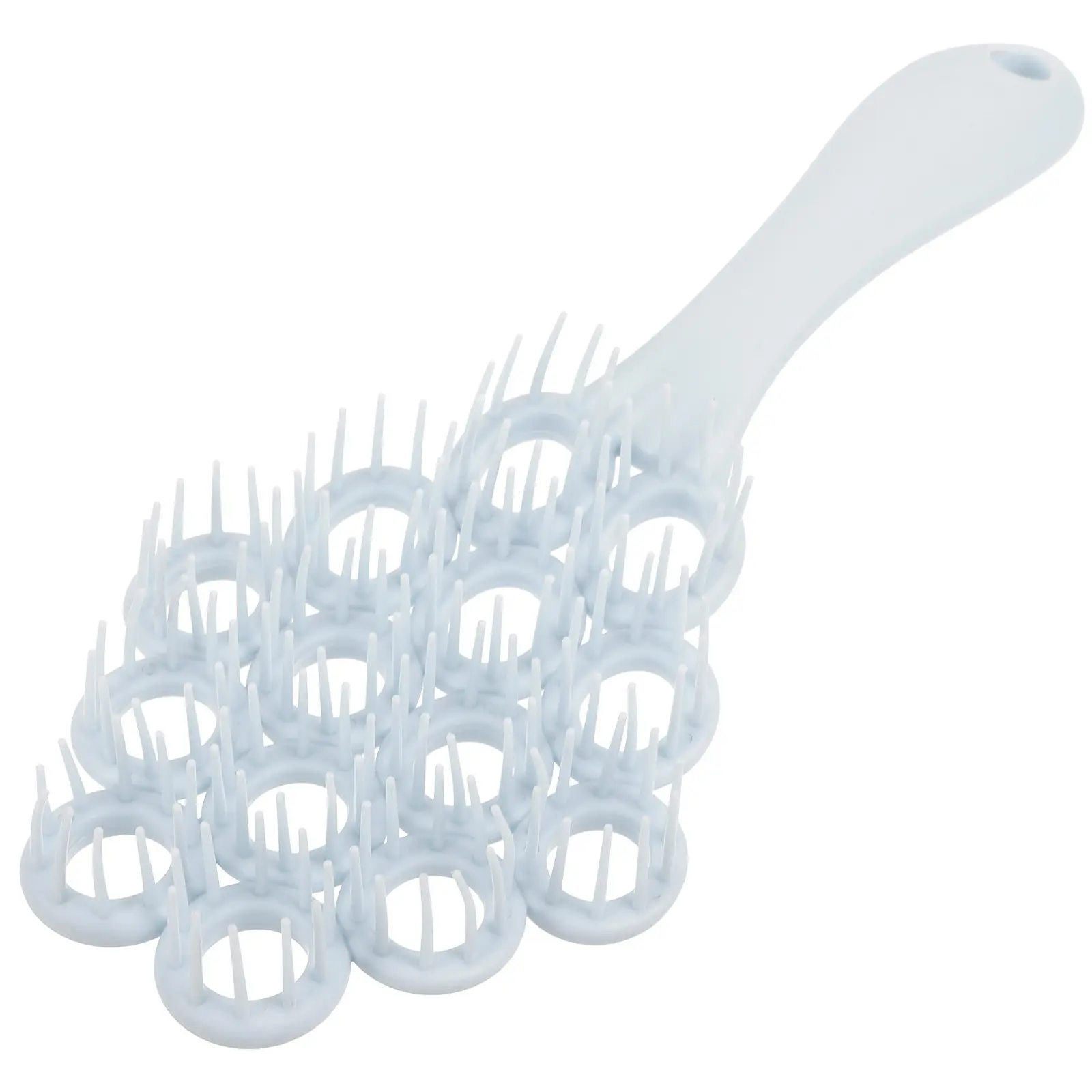 

Hair Detangling Massage Comb Ergonomic Handle Smooth Teeth Scalp Friendly Portable Brush for Women Thin Hair Styling Tool