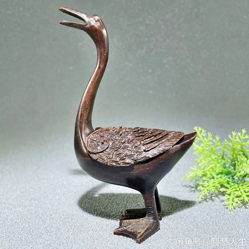 Wholesale Two Pieces Price Little Swan Tea Ceremony Tea Ornaments Ancient Aroma Burner Incense Burner Goose Pure Copper