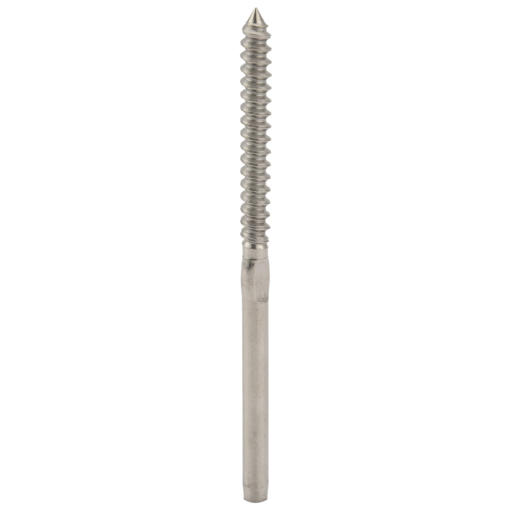 BAAG-60 Pairs Left&Right Hand Thread Lag Screws For 1/8 Inch Cable Railing Stair Railing For Wood Post Lag Screw Swage System