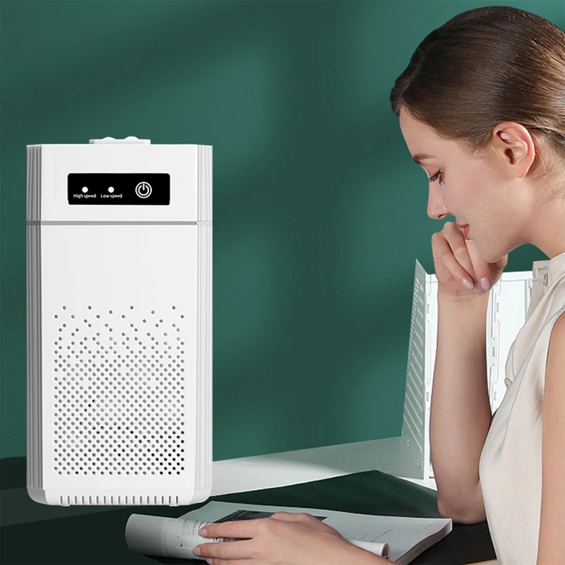 منقي هواء محمول مؤين مولد الأيونات السالبة دخان رائحة إزالة Hepa مرشح سيارة معطّر الهواء