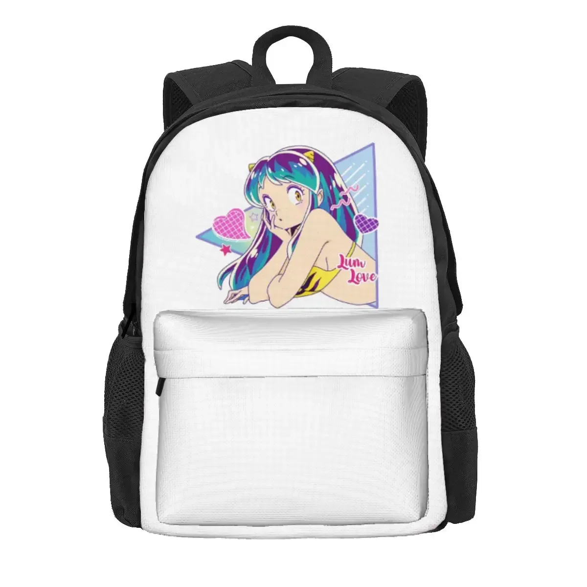Flying Lamu Anime Urusei Yatsura Backpack Daypack Large Capacity Children BookBag School Bag Shoulder Bags for Men Women