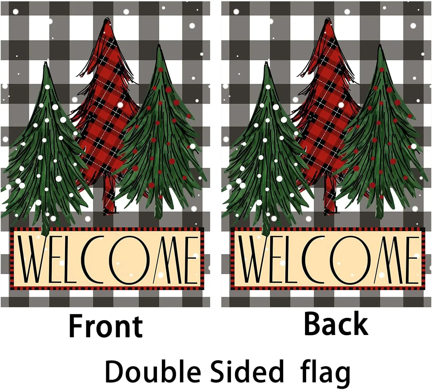 Christmas Flags,Christmas Garden Flags Double Sided Christmas House Flags 28 x 40 Inch Outdoor Winter Garden Flag for Christmas