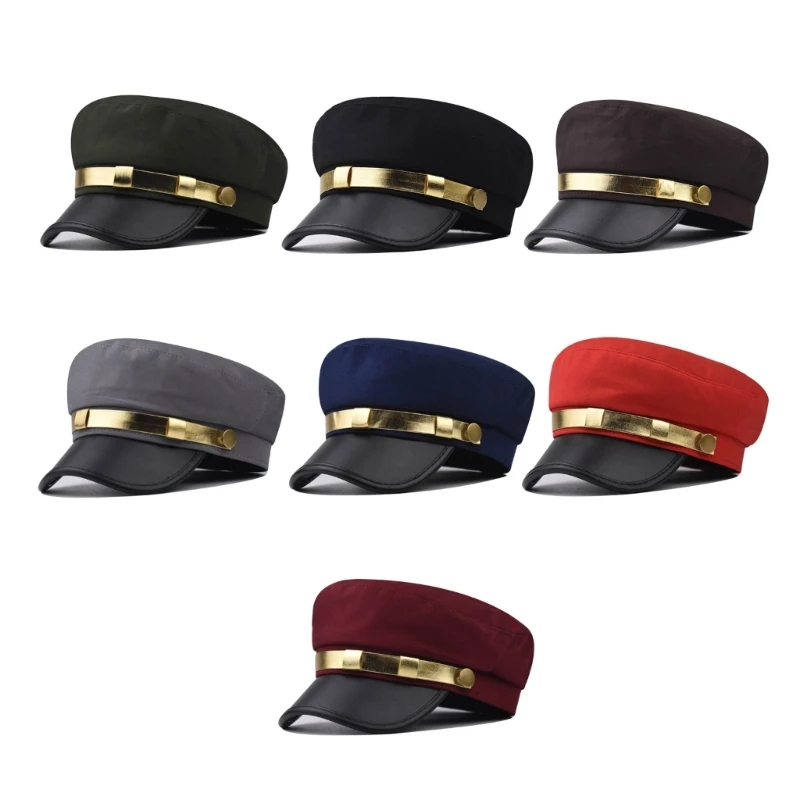 Adult Teens Sailors Party Cosplay Hat Multi Color Marine Captain Hat