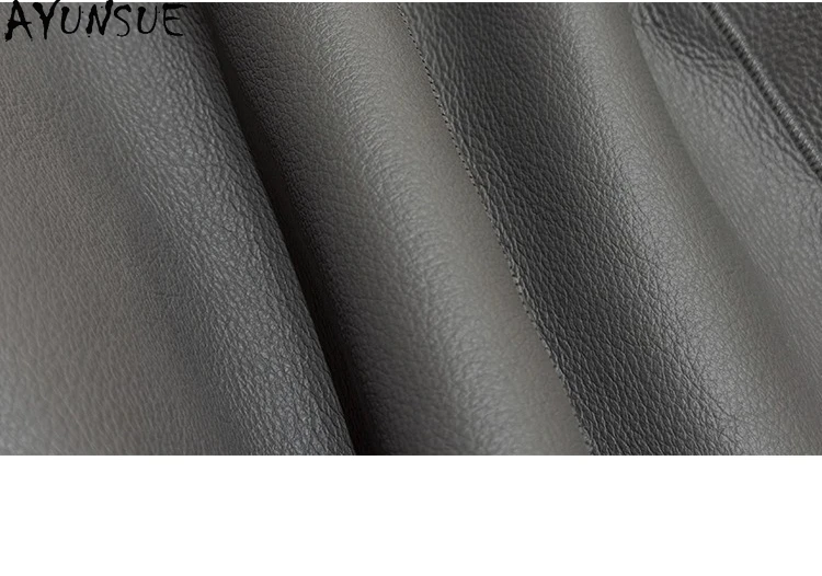 معطف فرو من جلد الغنم الطبيعي من AYUNSUE للنساء ملابس شتوية دافئة سترة من الجلد الطبيعي ميرينو للنساء جديد في معاطف موضة 2025 #5