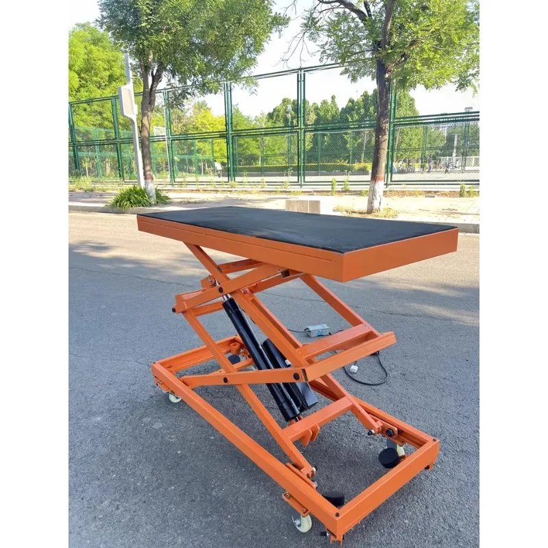 Automatic Electric Lifting Platform Mobile Folding Hydraulic Hoist Machine Load Bearing Trolley For Construction